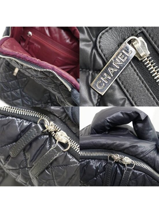 Chanel Backpack Coco Cocoon Nylon Black 23 main image 4
